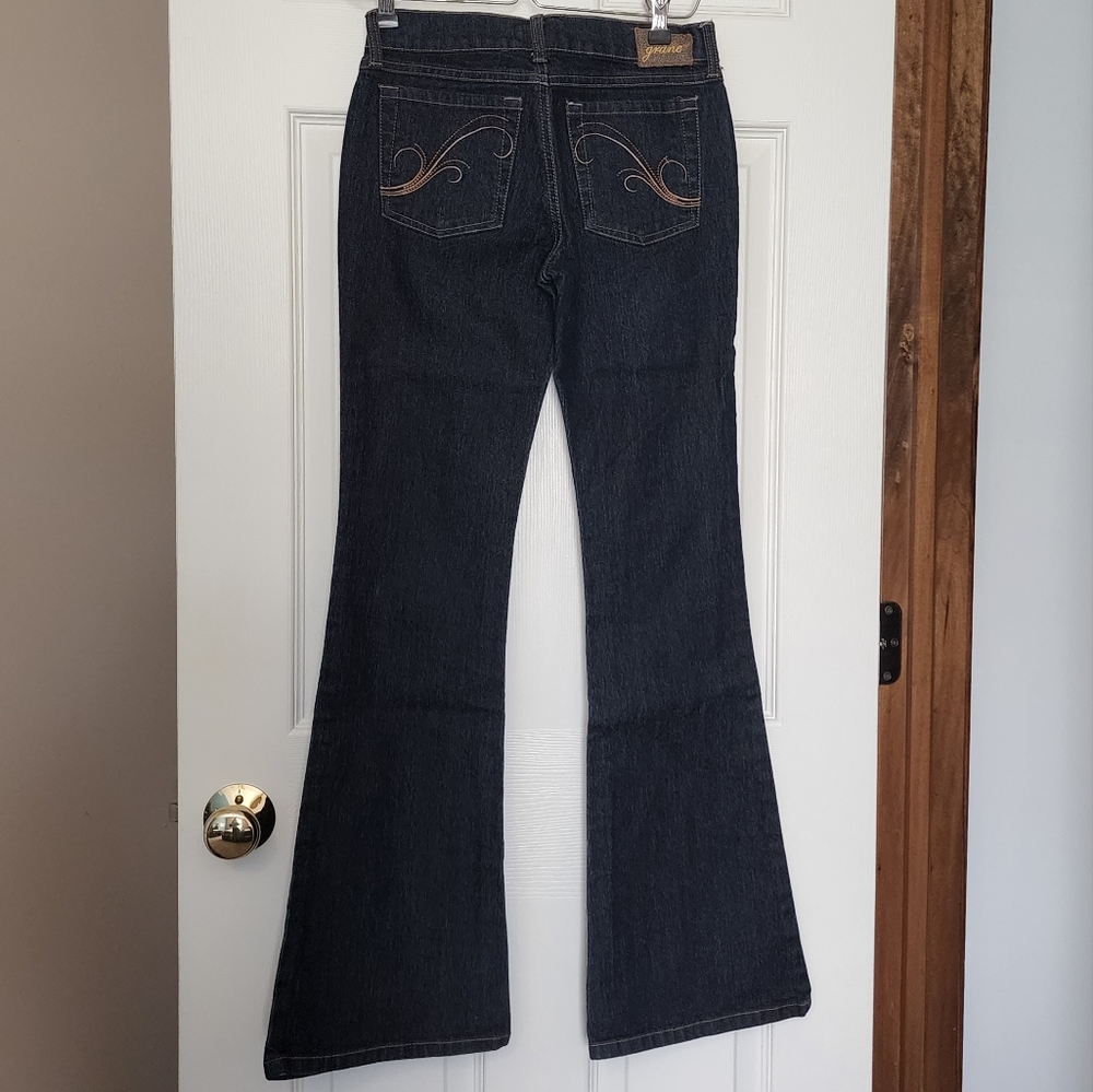 Grane Women's Dark Blue Jeans - Picture 2 of 8